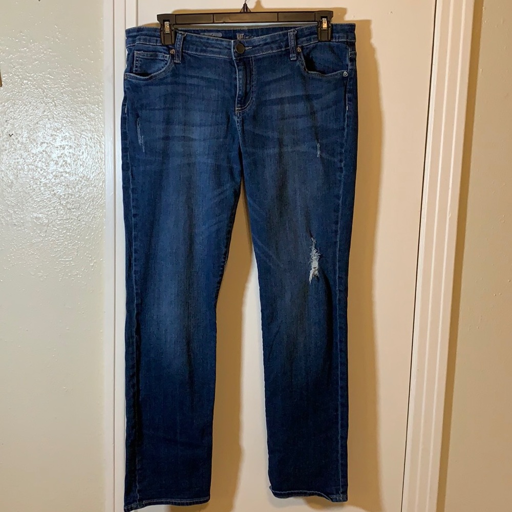Kut From The Kloth MidRise Straight Leg Jeans, 14